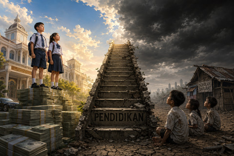 Ilustrasi pendidikan. Foto: Generated by AI
