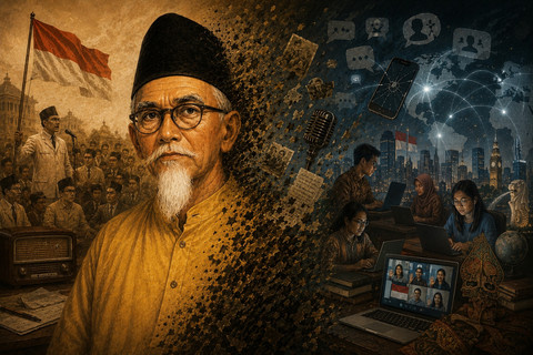 Ilustrasi Agus Salim. Foto: Generated by AI