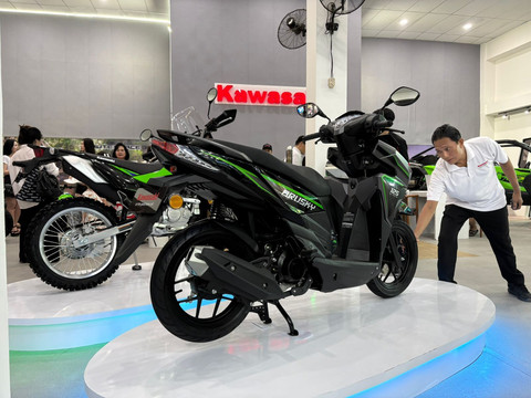 Motor baru Kawasaki di Jakarta Fair 2026. Foto: Sena Pratama/kumparan