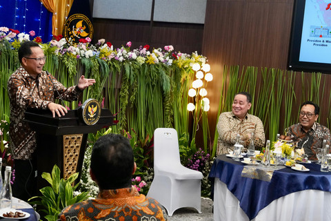 Rayakan HUT ke-14, Mendagri Tito ajak DKPP fokus edukasi penyelenggara Pemilu agar terhindar dari pelanggaran hukum dan etika, Jumat (12/6/2026). Foto: Kemendagri RI