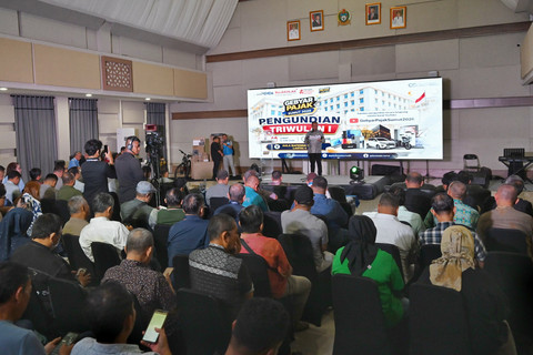 Lewat Gebyar Pajak Sumut 2026, Pemprov Sumut edukasi warga untuk bayar pajak tepat waktu tanpa menunggu program pemutihan, Jumat (12/6/2026). Foto: Dok. Diskominfo Sumut