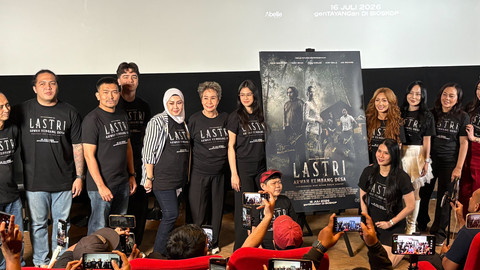 Konferensi Pers Film Lastri di Kawasan Kemang, Jakarta Selatan. Foto: Aprilandika Pratama/kumparan