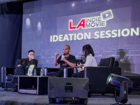 Gelaran LA Indie Movie 2026 digelar di kawasan Senayan, Jakarta. Foto: Aprilandika Pratama/kumparan