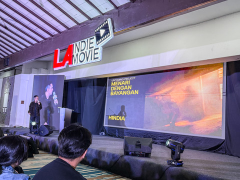 Gelaran LA Indie Movie 2026 digelar di kawasan Senayan, Jakarta. Foto: Aprilandika Pratama/kumparan