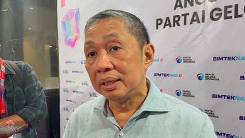 Ketua Umum Partai Gelora Anis Matta dalam acara Bimtek Nasional di Hotel Merlyn, Jakarta Pusat, Sabtu (13/6/2026). Foto: Zamachsyari/kumparan