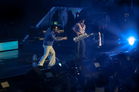 Konser "Janji Suci 25 Tahun Yovie & Nuno" digelar di Istora Senayan, Jakarta, Sabtu (13/6/2026). Foto: Jamal Ramadhan/kumparan