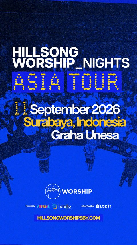 Hillsong Worship bakal guncang Surabaya pada 11 September 2026.
Foto: Color Asia Live