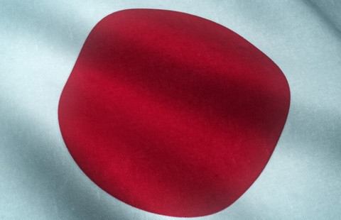 Ilustrasi bendera Jepang. Foto: Magnific AI