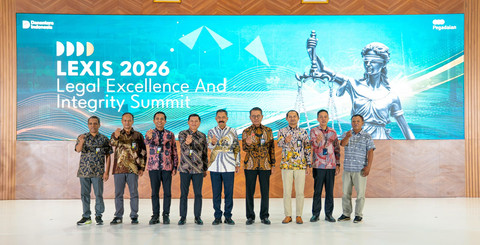 Pegadaian gelar Legal Excellence & Integrity Summit (LEXIS) 2026 menghadapi UU No. 20 Tahun 2023 tentang KUHP dan UU No. 20 Tahun 2025 tentang KUHAP terhadap Risiko Hukum dan Keberlanjutan Bisnis di The Gade Tower Jakarta. Foto: Dok. Pegadaian