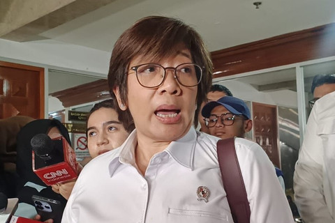 Wakil Kepala BGN Agustina Arumsari usai mengikuti rapat kerja dengan Komisi IX DPR di Kompleks Parlemen, Senayan, Jakarta, Senin (15/6/2026). Foto: Nasywa Athifah/kumparan
