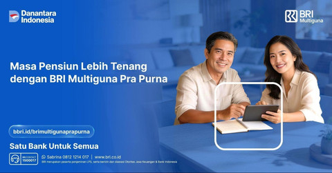 Pastikan masa tua aman dengan BRI. Foto: BRI
