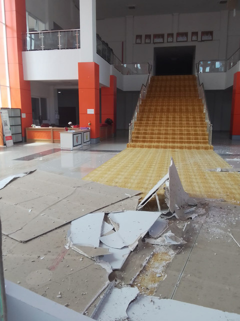 Kondisi kantor Bupati Sigi. Foto: Dok. Istimewa