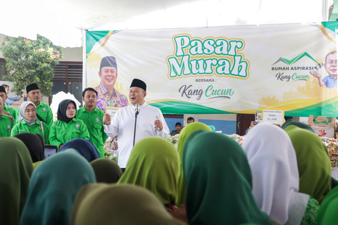 Wakil Ketua DPR RI Cucun Ahmad Syamsurijal menemui warga Desa Cihelang, Kecamatan Ciparay, Bandung, Selasa (16/6/2026). Foto: Dok. Istimewa