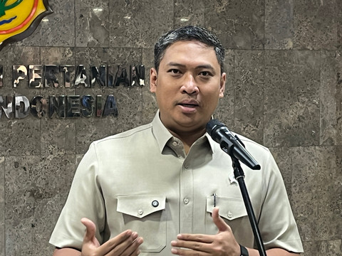Wamentan Sudaryono dalam konferensi pers di Kantor Kementan, Jakarta Selatan, Rabu (17/6). Foto: Widya Islamiati/kumparan