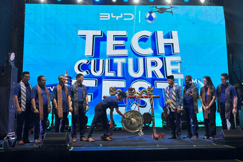 Event BYD Tech Culture Fest 2026 di Plaza Gajah Mada Semarang, Jawa Tengah, Rabu (17/6/2026). Foto: Intan Alliva Khansa/kumparan