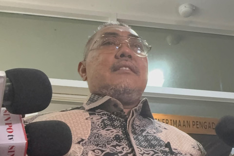 Ketua Fraksi PKB DPR RI, Jazilul Fawaid, saat memberikan keterangan di Kompleks Parlemen, Senayan, Jakarta, Kamis (18/6/2026). Foto: Jeni Ritanti/kumparan