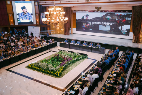 Mensos Saifullah Yusuf menghadiri Rakor Optimalisasi Pembangunan Sekolah Rakyat Permanen bersama 126 perwakilan pemerintah daerah dari 93 kabupaten/kota pemilik Sekolah Rakyat permanen di Gedung Aneka Bhakti, Kemensos, Rabu (17/6/2026). Foto: Kemensos RI