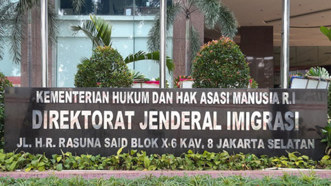 Kantor Kementerian Hukum dan Hak Asasi Manusia RI, Direktorat Jenderal Imigrasi. Foto: Dok. Ditjen Imigrasi