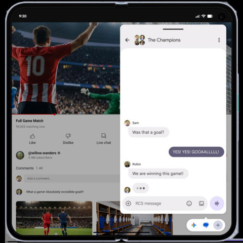 Android 17 resmi meluncur, menghadirkan Wear OS 7, fitur multitasking "bubble bar", dan peningkatan fitur AI Gemini. Foto: Dok. Google