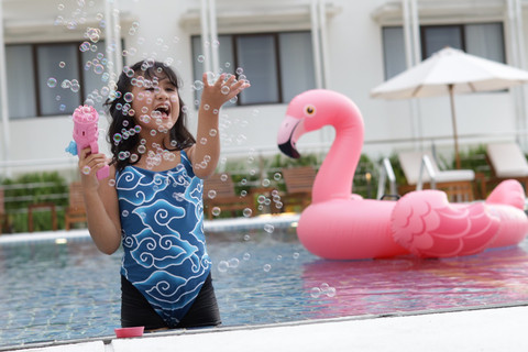 Fasilitas kolam renang di Grand Hotel De Djokja. Foto: Dok.Istimewa