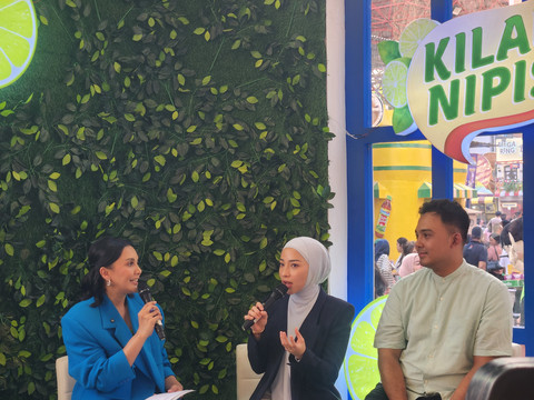 Nikita Willy saat di acara Kilau Nipis di Jakarta Fair Kemayoran 2026, Rabu (17/6/2026). Foto: Ela Nurlaela/kumparan