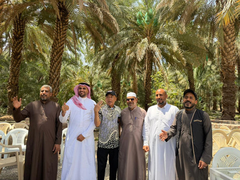 Kebun kurma Abdurrahman bin Auf di Madinah. Foto: Dok. MCH 2026