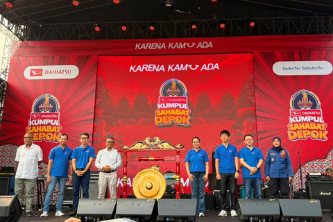 Daihatsu Kumpul Sahabat Depok resmi dibuka di Grand Depok City, Depok, Minggu (21/6/2026). Foto: Fitra Andrianto/kumparan