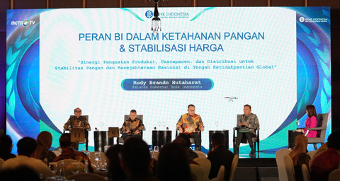 Paparan peran BI dalam menjaga ketahanan pangan dan stabilitas harga. Foto: Departemen Komunikasi - Bank Indonesia