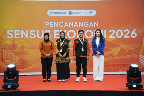 Pencanangan Sensus Ekonomi 2026 di Maluku Utara.