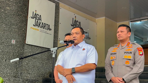 Dirkrimum Polda Metro Jaya Kombes Iman Imanuddin saat memberikan keterangan di Polda Metro Jaya, Jakarta, Senin (22/6/2026). Foto: Jeni Ritanti/kumparan