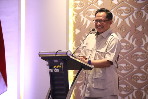 Mendagri Tito Karnavian tegaskan bahwa program perumahan rakyat mampu pacu pertumbuhan ekonomi dan ciptakan lapangan kerja baru, Senin (22/6/2026). Foto: Kemendagri RI