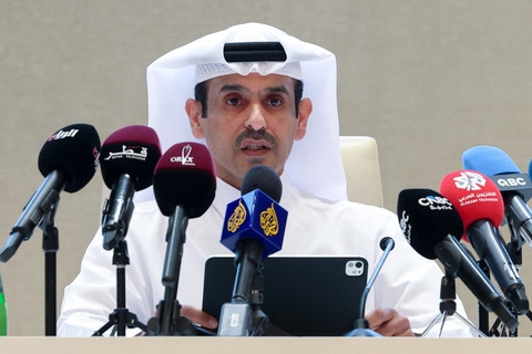 Menteri Energi Qatar, Saad Sherida al-Kaabi. Foto: AFP