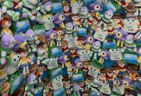 Instalasi Interaktif Toy Story 5 di Central Park, Jakarta. Foto: Salsha Okta Fairuz/kumparan