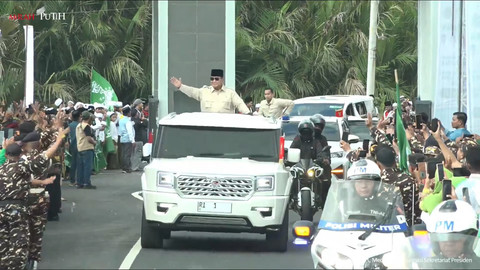 Presiden Prabowo Subianto hadiri Penutupan Musyawarah Nasional Alim Ulama dan Konferensi Besar NU 2026 di Bangkalan, pada Selasa (23/6/2026). Foto: YouTube/ Sekretariat Presiden