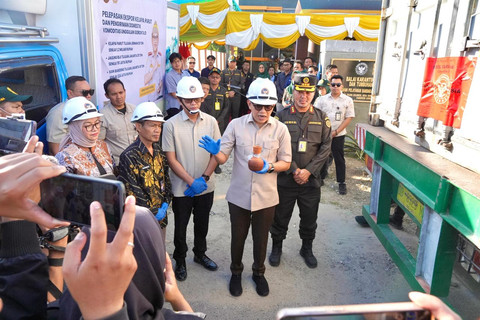 Kepala Badan Karantina Indonesia (Barantin), Abdul Kadir Karding di Satpel Bandara Djalaluddin, Karantina Gorontalo, Selasa (23/6/2026). Foto: Dok. Badan Karantina Indonesia (Barantin)