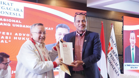 Serikat Pengacara Indonesia (SPI) mendorong percepatan pembahasan Rancangan Undang-Undang (RUU) Advokat sebagai langkah pembaruan profesi advokat yang dinilai semakin mendesak. Foto: Dok. Istimewa