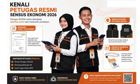 BPS Sensus Ekonomi 2026. Foto: Dok. BPS