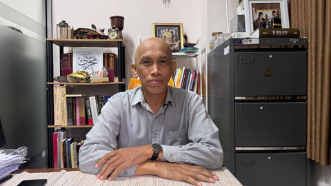 Prof. Maharsi, filolog sekaligus dosen Magister Sejarah Peradaban Islam (MSPI) UIN Sunan Kalijaga Yogyakarta. Foto: Pandangan Jogja/Danang BK.