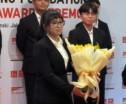 Felicia Natalie, siswi SMA Plus Bekasi yang menerima beasiswa Fast Retailing Foundation. Foto: kumparan/Naela Marcelina