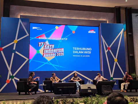 Astra menggelar roadshow dalam rangka 17th SATU Indonesia Awards 2026 di Kota Makassar, Sulsel, Rabu (24/6/2026). Foto: kumparan