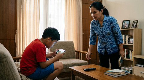 Ilusrtrasi Tantangan Seorang ibu (Sumber from Gemini AI)