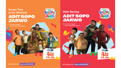 Adit Sopo Jarwo siap memeriahkan kumparanMOM Festival Hari Anak pada sesi KidzScreen dan StarToons. Foto: kumparan