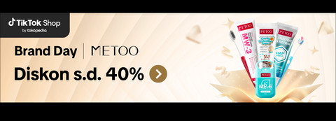 METOO menghadirkan promo spesial di program TikTok Super Brand Day. Foto: Dok. METOO
