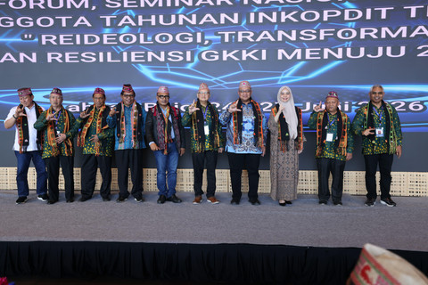 Dirut LPDB Krisdianto apresiasi kontribusi koperasi kredit bagi ekonomi rakyat dalam RAT INKOPDIT di Labuan Bajo, Kamis (25/6/2026). Foto: Dok. LPDB