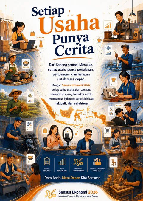 Ilustrasi: Sensus Ekonomi 2026 Dok: BPS