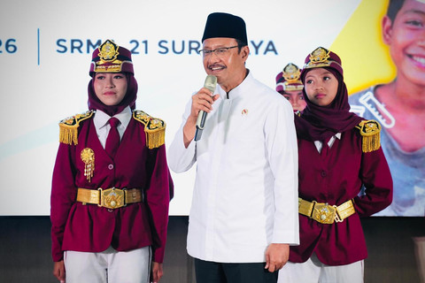 Mensos Gus Ipul apresiasi komitmen Jatim sebagai provinsi dengan titik Sekolah Rakyat terbanyak di Indonesia, Jumat (26/6/2026).  Foto: Dok. Kemensos