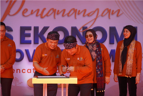 Wakil Kepala BPS RI, Sonny Harry Budiutomo Harmadi, kembali meresmikan pencanangan di Provinsi Jambi pada Jumat (26/6). Dok: BPS