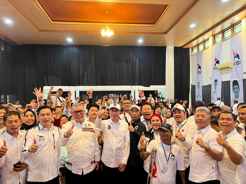 Presiden ke-7 RI Jokowi saat menghadiri Rapat Koordinasi Daerah (Rakorda) DPD PSI Kota Bandar Lampung di Pondok Rimbawan, Bandar Lampung, Sabtu (27/6/2026). Foto: kumparan