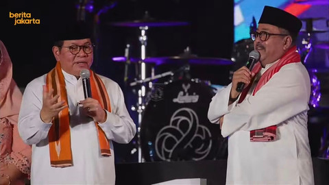 Gubernur DKI Jakarta Pramono Anung, dan Wakil Gubernur DKI Jakarta Rano Karno, saat malam perayaan HUT ke-499 DKI Jakarta di Bundaran HI, Sabtu (27/6/2026). Foto: Youtube/Pemprov DKI Jakarta