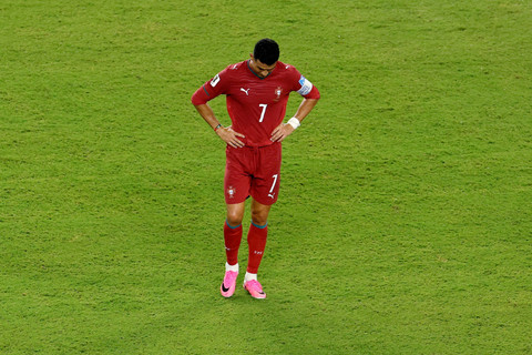 Pemain Timnas Portugal Cristiano Ronaldo di Piala Dunia 2026. Foto: Amanda Perobelli/REUTERS